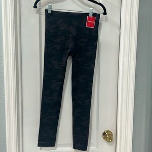 SPANX Black Camouflage Leggings